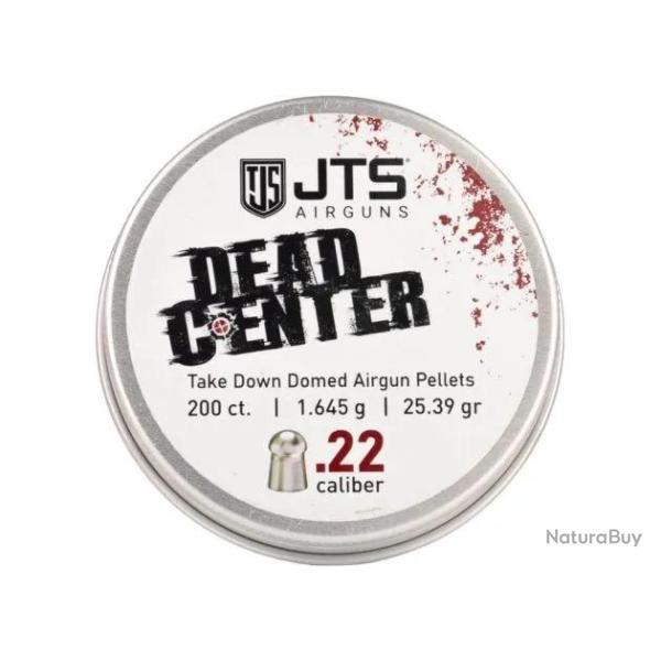 Plombs JTS Dead Center pr�cision 5.5 mm 25.39 grains