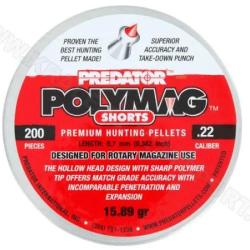 Plombs Predator Polymag - Cal. Shorts 5.5 mm 15.89 grains