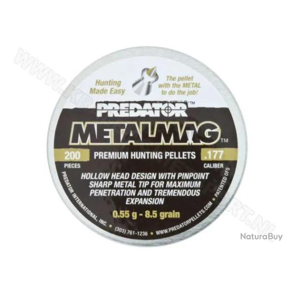 Plombs Predator Metalmag - Cal. 4.5 mm 8.5 grains