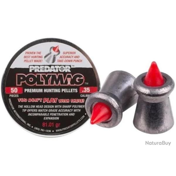 Plombs Predator Polymag - Cal. 9 mm 81.01 grains