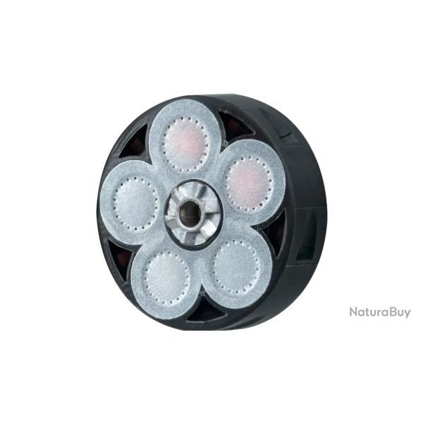 Barillet d'urgence pour pistolet de d�fense P2P HDR68 - 2 billes caoutchouc - 3 billes poivre