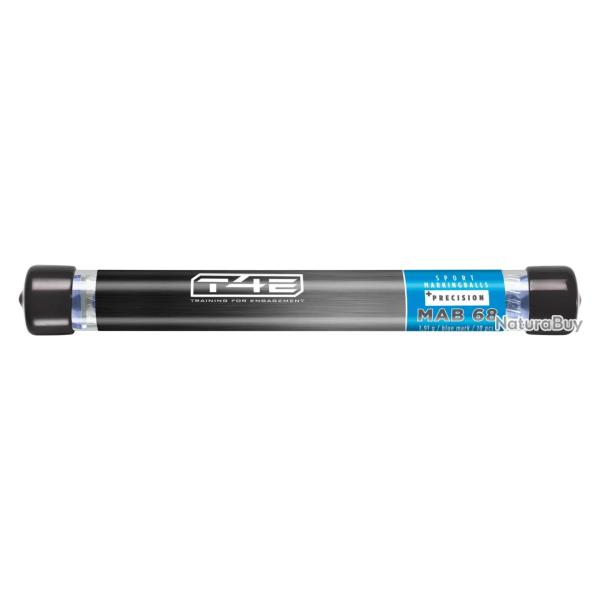 Billes pour arme de d�fense T4E Peinture bleue pr�cision - Cal. 68 x10