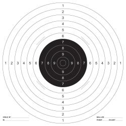 Cibles C50 Umarex 51x52 cm x100