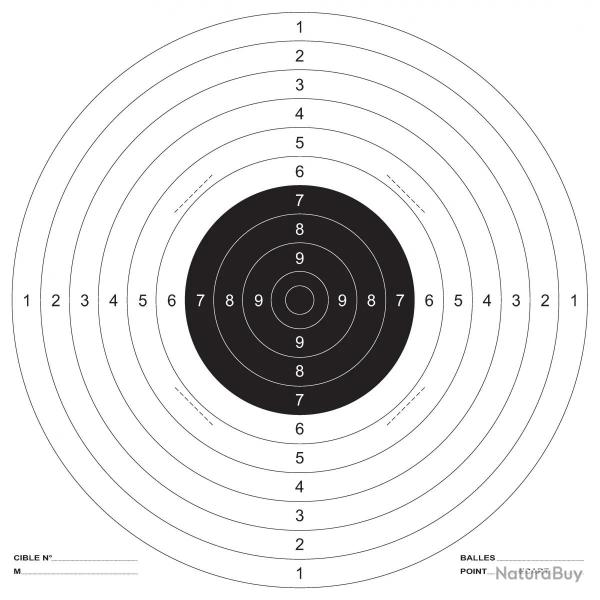 Cibles C50 Umarex 51x52 cm x100