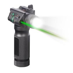 Poign&eacute;e tactique avec lampe et laser UX - Rail 21 mm