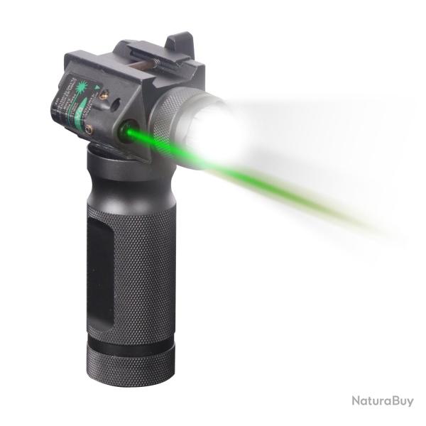 Poign�e tactique avec lampe et laser UX - Rail 21 mm