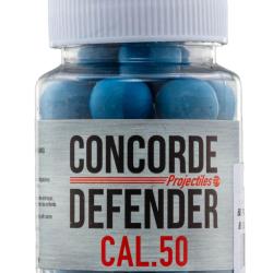 Billes caoutchouc Concorde Defender - Cal. 50 x30