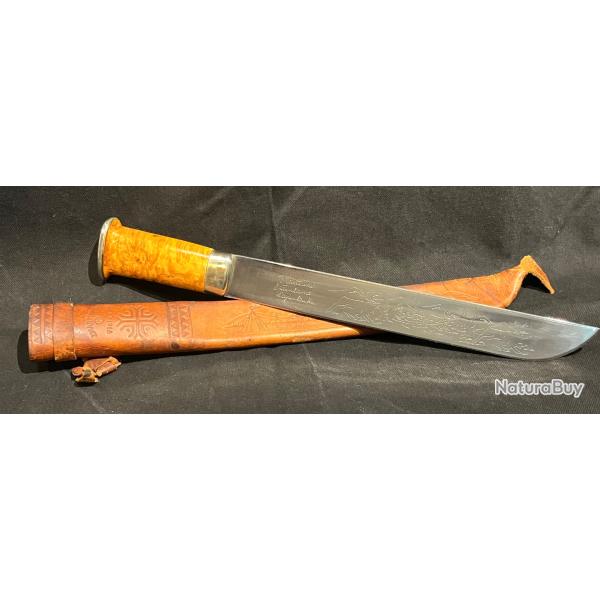Rare machette couteau finlandais J Marttini