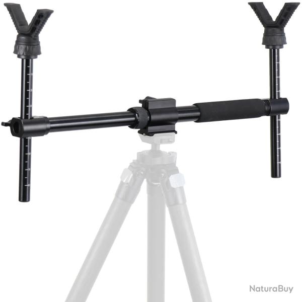 Repose-Tir Double V Robuste avec Plaque Arca-Swiss Yokes en Caoutchouc Antid�rapant R�glages de Tir