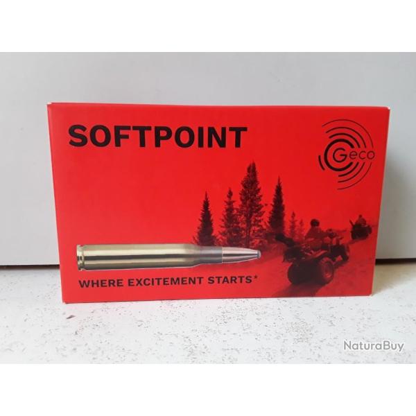 Boite 20 balles Geco SOFTPOINT cal.9,3x62 16.5g  255grains