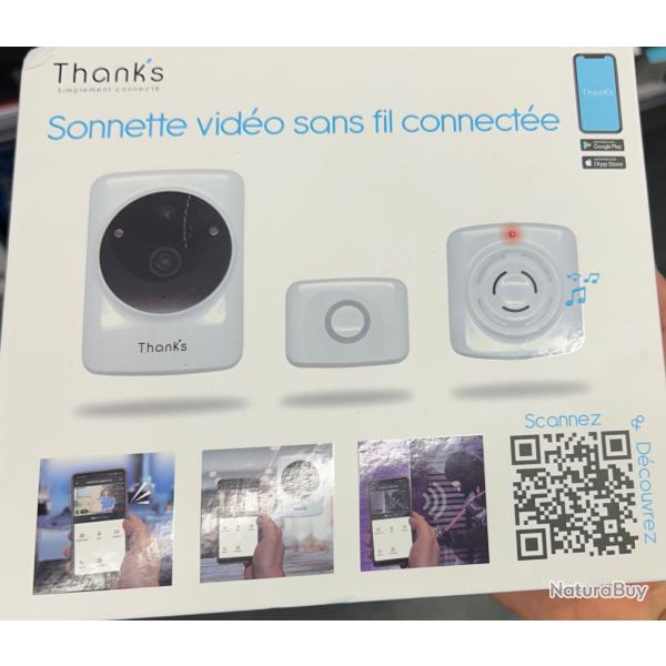 Sonnette video connecte sans fil