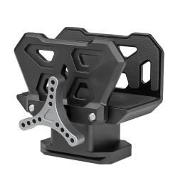 Support Pince Tr&eacute;pied Fusil Arca-Swiss T&ecirc;te de Montage Aluminium Filetage Pince r&eacute;glable 3-7.5 Noir