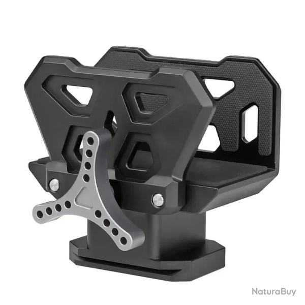 Support Pince Tr�pied Fusil Arca-Swiss T�te de Montage Aluminium Filetage Pince r�glable 3-7.5 Noir