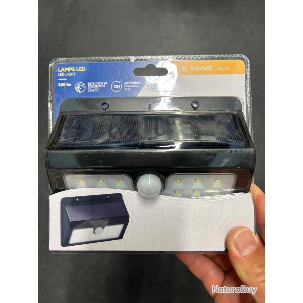 Lampe ext�rieur solaire Led avec d�tecteur de mouvement