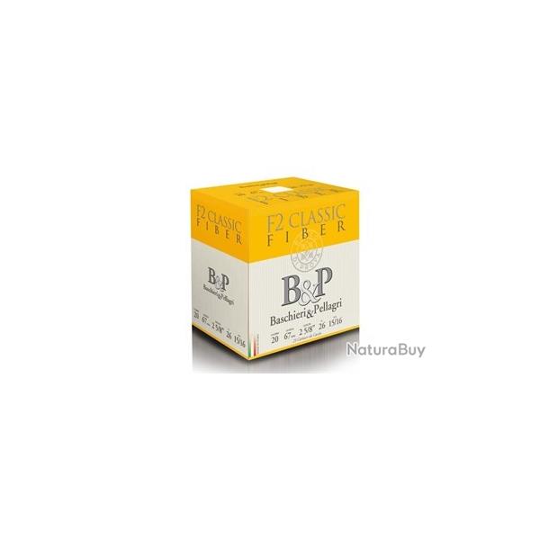 Cartouches B&P F2 Classic Fiber 26g BG - Cal. 20 x5 boites