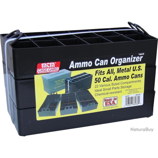 Boite MTM Ammo Can Organizer ACO Black