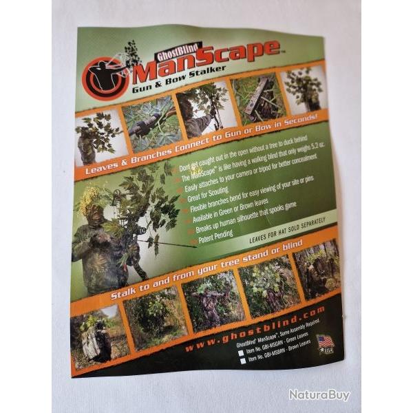 CAMOUFLAGE DE BUSTE GHOST BLIND