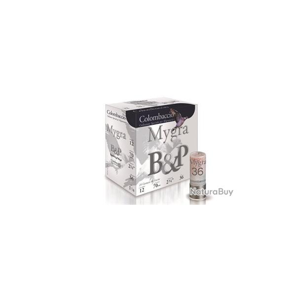 Cartouches B&P Mygra Colombaccio 36g BJ plomb n�5.5 - Cal. 12 x2 boites