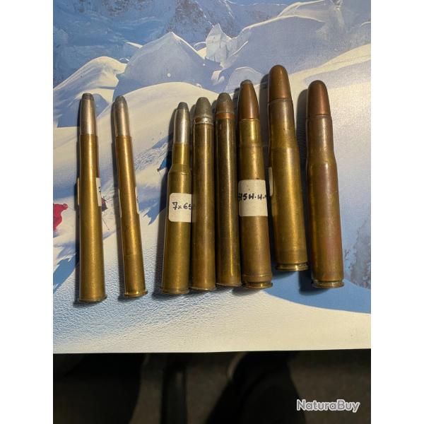 Collectionneur lot de cartouches � balles