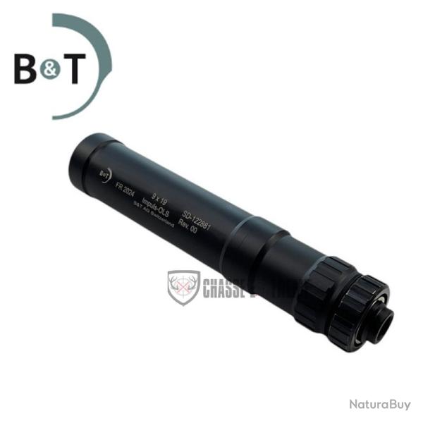Silencieux B&T Impuls Ols 1/2x28 Cal 9x19 Noir