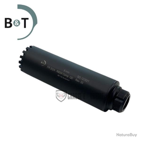 Silencieux B&T RBS-9 QD Compact Cal 9mm pour Apc9/Spc9/Ghm9/Mp5/Mp5k