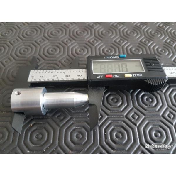 Matrice pour mesure bourrelet cartouches 22 LR