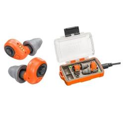 KIT DE PROTECTION AUDITIVE EEP 100 CHASSE RECHARGEABLE ORANGE