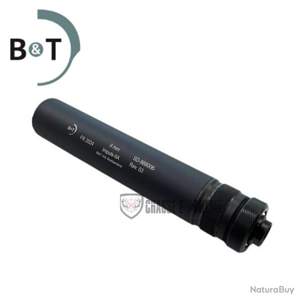 Silencieux B&T Impuls-IIA M14x1 Cal 9x19 mm