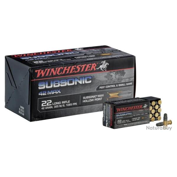 Munitions Subsonic cal. 22 LR 42 grains 22 LR