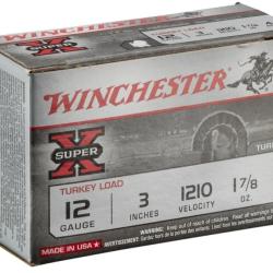 Cartouches Winchester Super X Turkey plomb cuivré - 12/76