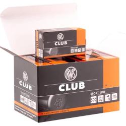 Cartouches 22lr RWS Club 22 LR