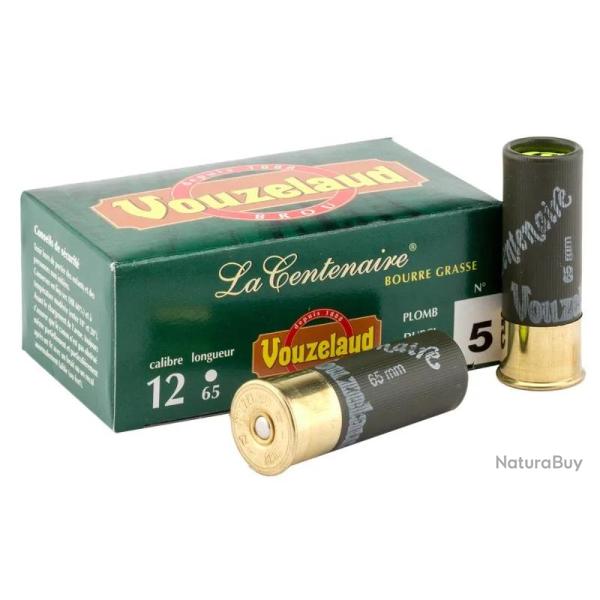 Cartouches Vouzelaud La Centenaire tube plastique Cal. 12 65
