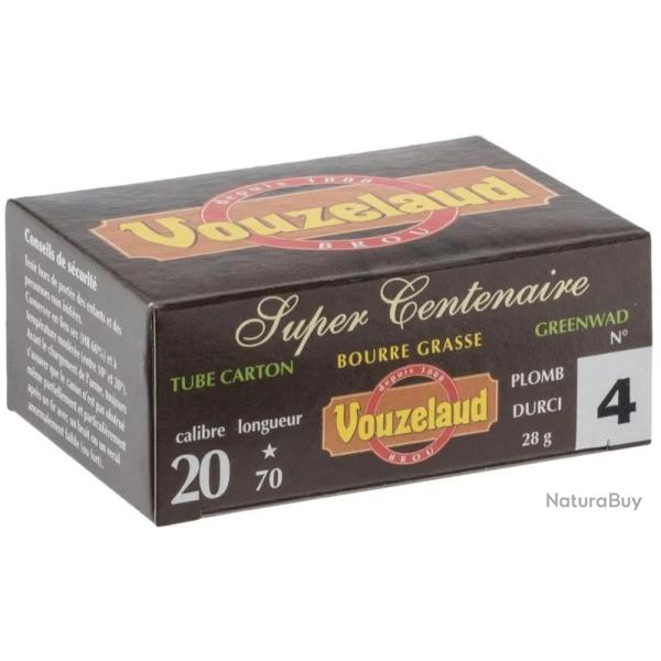 Cartouches Vouzelaud Super Centenaire Cal. 20 70