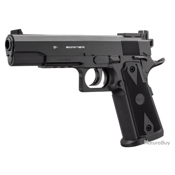 Pistolet CO2 culasse fix� BORNER POWERWIN 304 Cal. 4.5mm BB's 4.5 mm