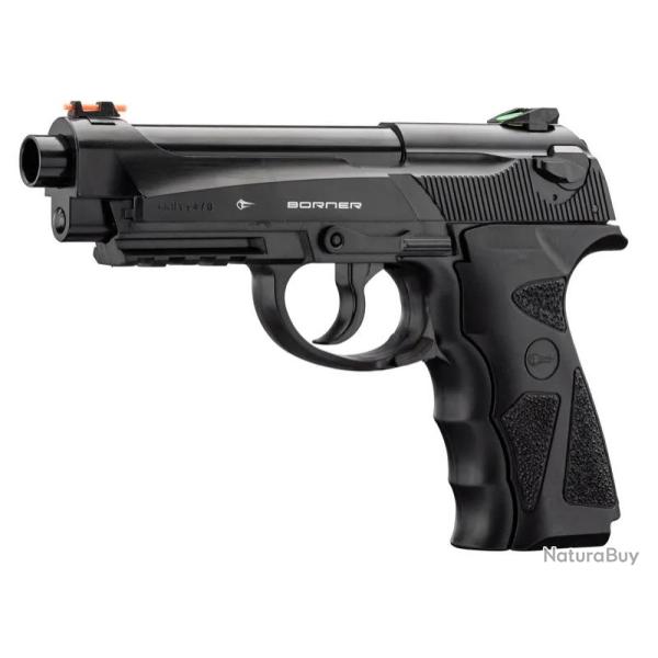 Pistolet CO2 culasse fix� BORNER SPORT 306M Cal. 4.5mm BB's