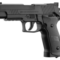 Pistolet CO2 culasse fix&eacute; BORNER Z122 Cal. 4.5mm BB's 4.5 mm