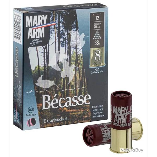 Cartouches Mary Arm B�casse 38 BG- Cal. 12/70 8
