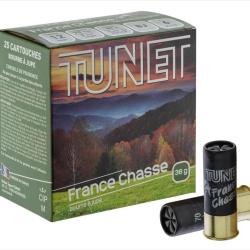 Cartouches TUNET France Chasse 12/70 Plombs 4 &agrave; 7 4