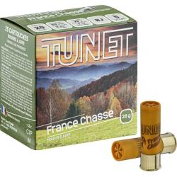 Cartouches TUNET France Chasse 20/70 Plombs 5 &agrave; 7 5