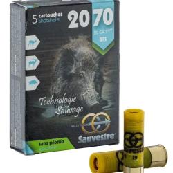 Balles Sauvestre grand gibier BFS sans plomb - Cal. 20/70