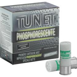 Cartouches Tunet HP Niro phosphorescentes Acier/Zinc 12/70 35g