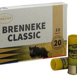 Balles Prevot Brenneke Classic demi-blind&eacute;e - Cal. 20 24g