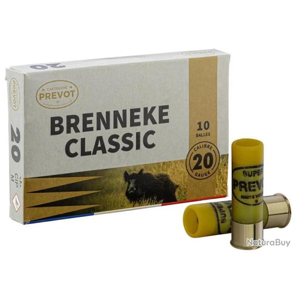 Balles Prevot Brenneke Classic demi-blind�e - Cal. 20 24g