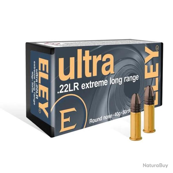 Cartouches Eley .22LR Extreme Long Range 22 LR