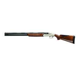Fusil Superpos&eacute; Benelli 828S Silver Advance Impact Gaucher Calibre 12 - Canon 71 cm