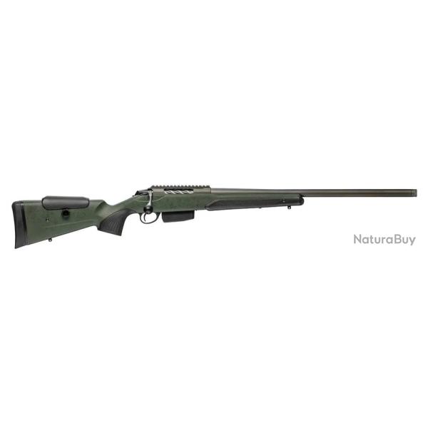 Carabine Tikka T3X Super Varmint Tungsten Cerakote Verte Calibre 6.5 PRC - Canon 60 cm Filet� 5/8x24