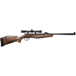 Carabine &agrave; air comprim&eacute; Stoeger Rx5 Bois Combo 10 J avec Lunette 4x32