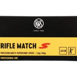 Balles 22LR Rws Rifle Match S
