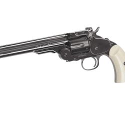 Revolver CO2 ASG Schofield 6 Full m&eacute;tal - Cal. 4,5 mm Ivory