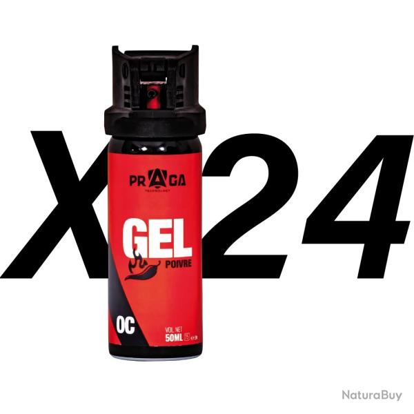 Pack bombes de d�fense Red Pepper CS 50 ml x24